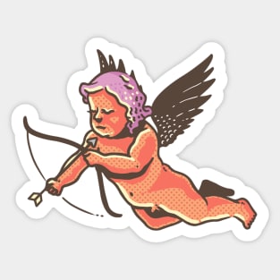 Sad Cupid Sticker